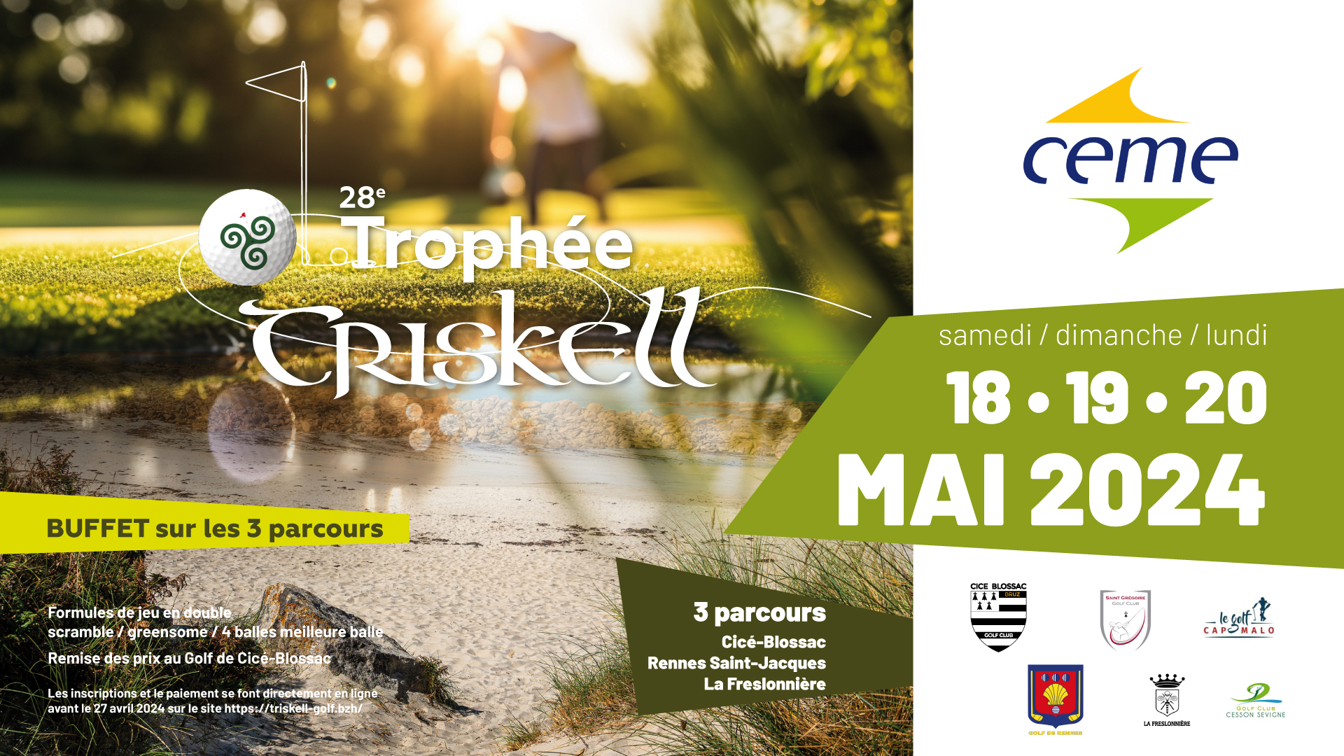 You are currently viewing TRISKELL GOLF DU 18 AU 20 MAI