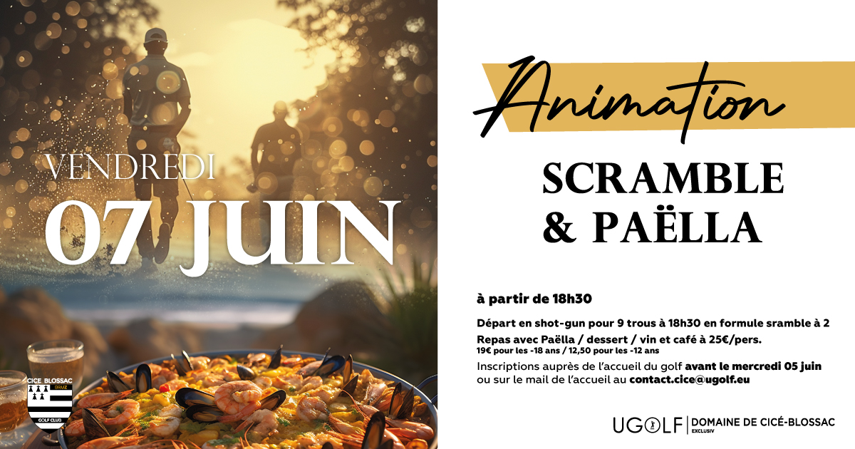 You are currently viewing SCRAMBLE ET PAELLA DU 7 JUIN